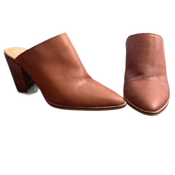 Lucky Brand Shoes - Lucky Brand Aronny Cognac Pointed To Mule